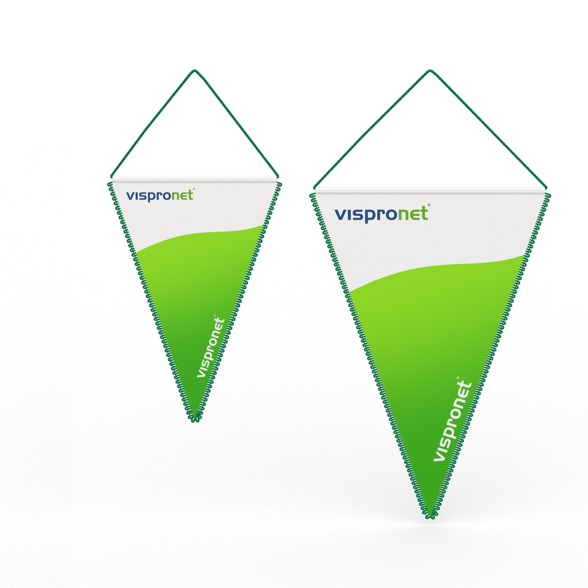 Fanion de voiture, aperçu des tailles