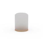 Noyau gonflable en film transparent et plateau de fond