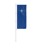 Drapeaux spéciaux : Drapeau en format vertical, pour potence, OTAN