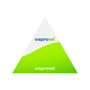 Autocollant triangle, pointe en haut
