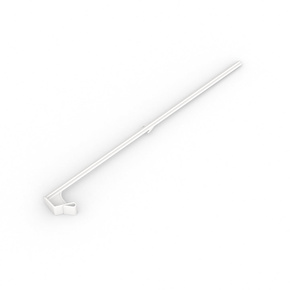 Support de drapeau de voiture, longueur 43 cm, lot de 5 pcs