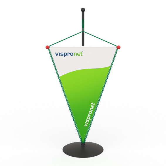 Fanion de voiture 14 x 21 cm, Suspension à cordon avec boucle avec embouts rouges