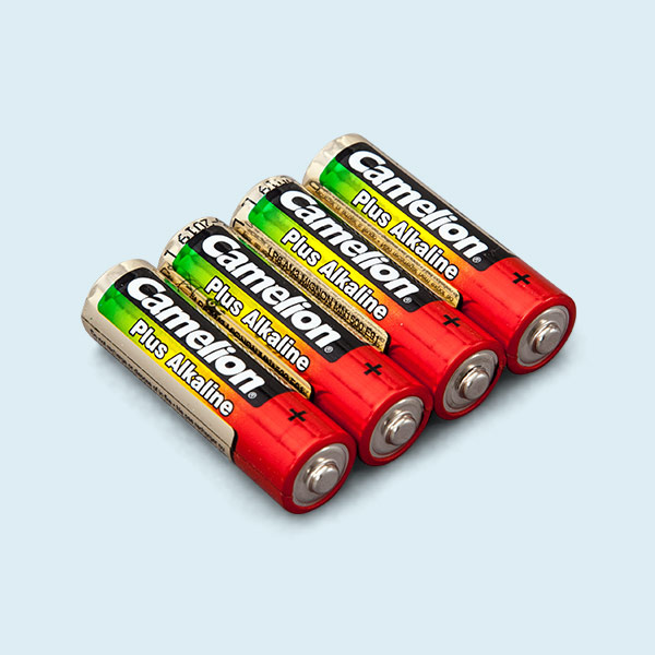 Piles 1,5 V AA - ensemble de 4 piles de rechange