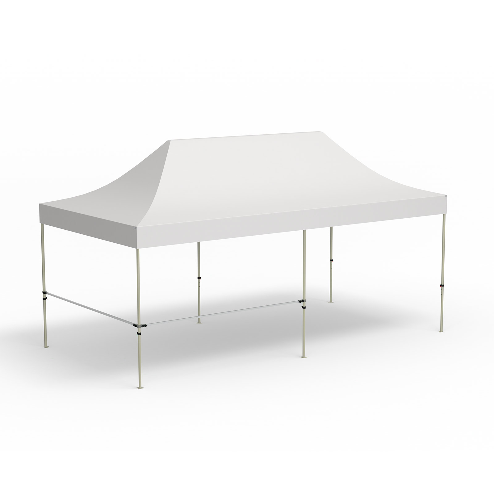 2 barres transversales pour cloisons mi-hauteur avec supports (3 m | 3 m)