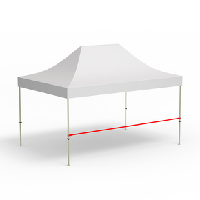 Barre transversale pour paroi mi-hauteur, longueur 4,5 m