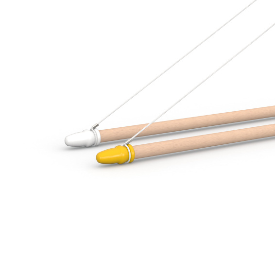 Suspension de la bannière avec des faucilles de finition de couleur