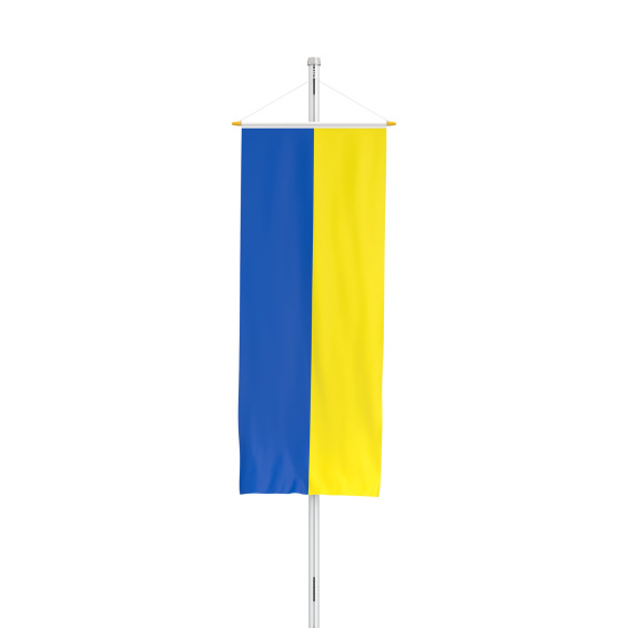 Pavillons nationaux en finition bannière "Ukraine"