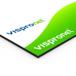 Plaque composite aluminium imprimée, blanche