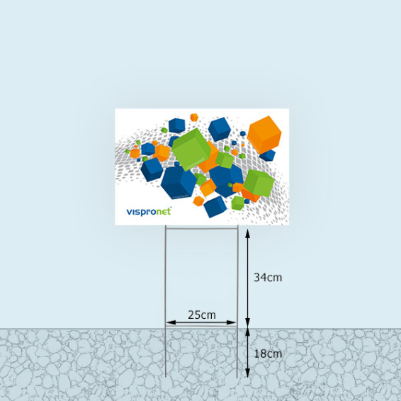 Structure H en fer inoxydable avec panneau alvéolaire rectangulaire