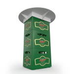 Bierkastentisch - Ansicht von unten