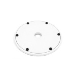 Plaque de base avec pieds et rainure