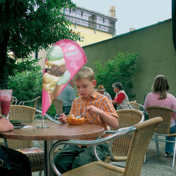 Bowflag® T - beachflag de table
