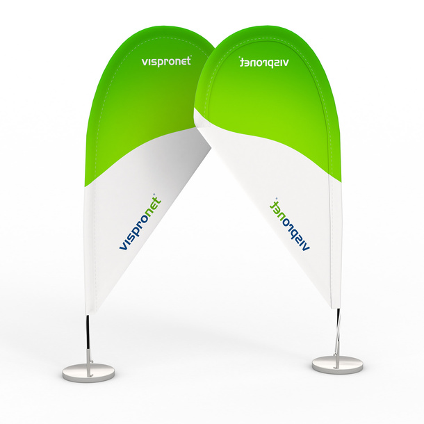 Bowflag® T, monocouche, avec impression inversée au verso