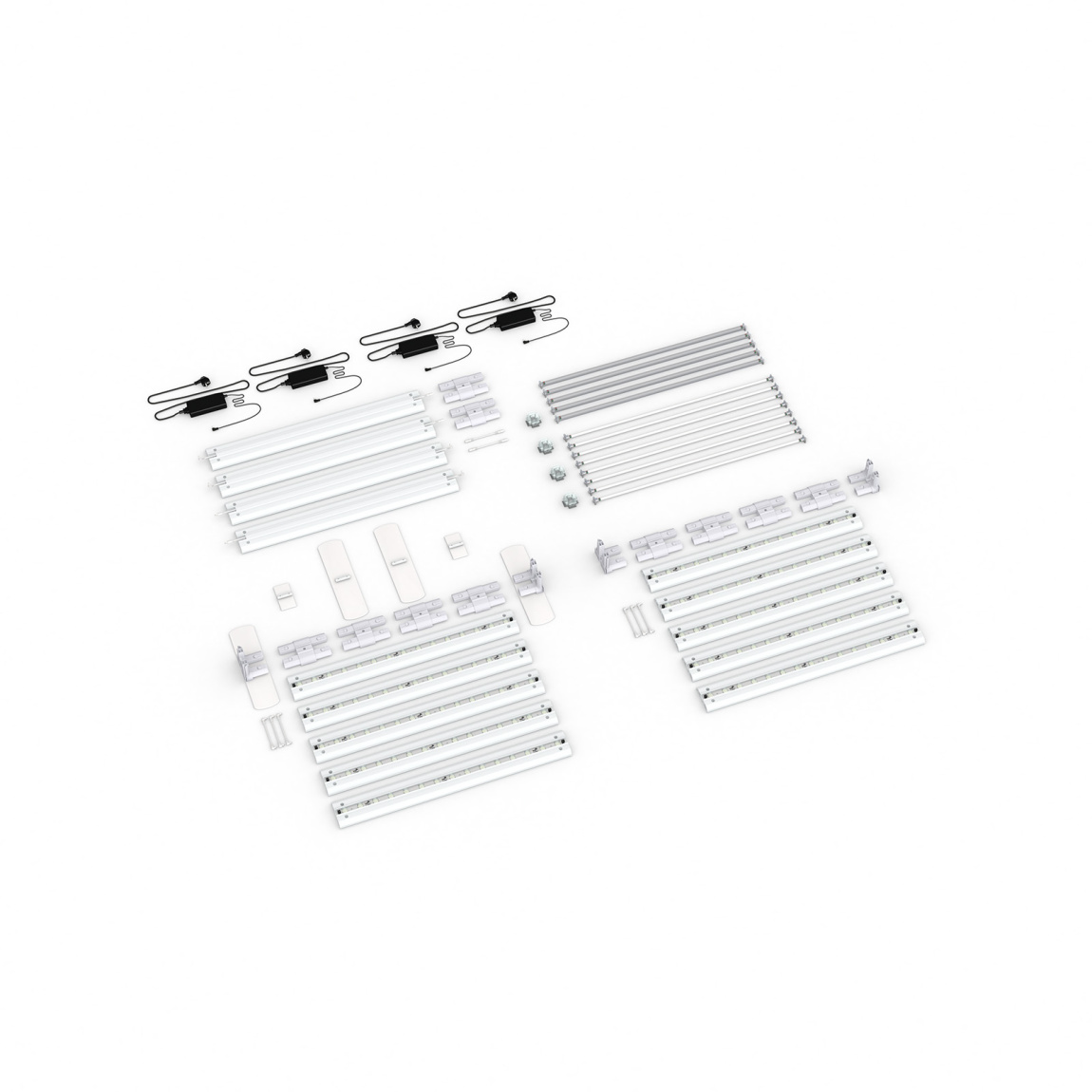 Contenu de la livraison : version autoportante, largeur système 500 cm, hauteur système 200 cm