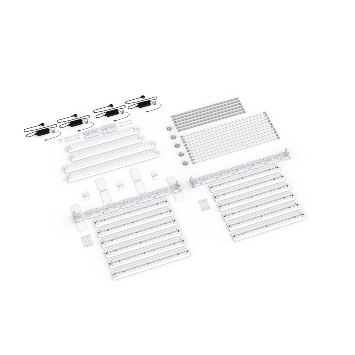 Contenu de la livraison : version autoportante, largeur système 600 cm, hauteur système 225 cm