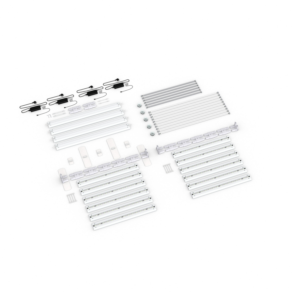 Contenu de la livraison : version autoportante, largeur système 600 cm, hauteur système 250 cm