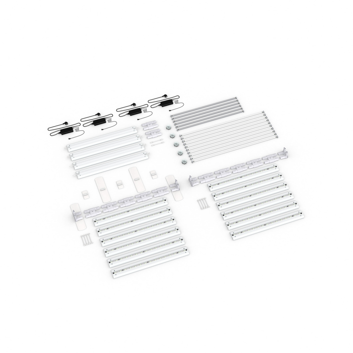 Contenu de la livraison : version autoportante, largeur système 600 cm, hauteur système 200 cm