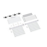 Contenu de la livraison : version autoportante, largeur système 600 cm, hauteur système 250 cm