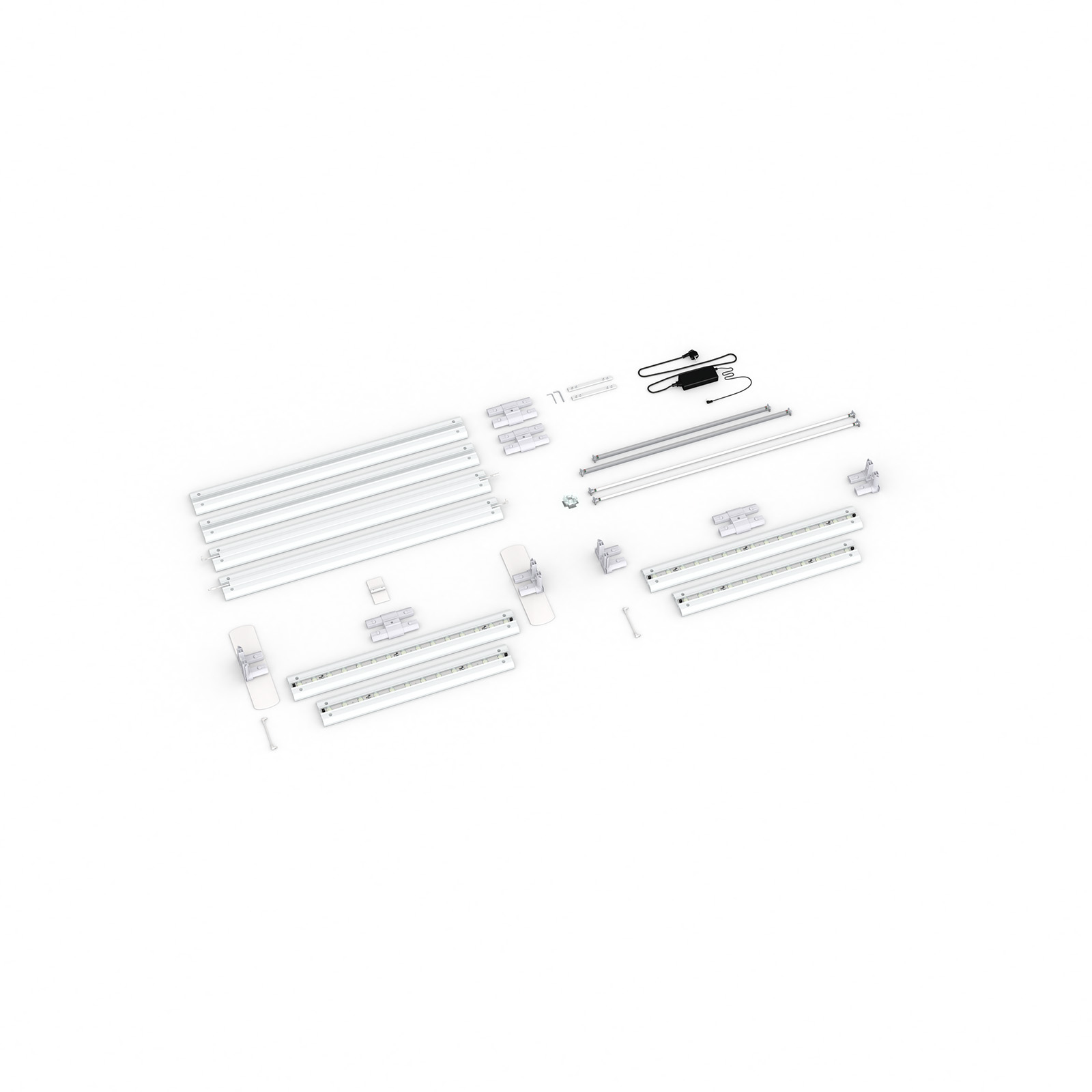 Contenu de la livraison : version autoportante, largeur système 185 cm, hauteur système 250 cm