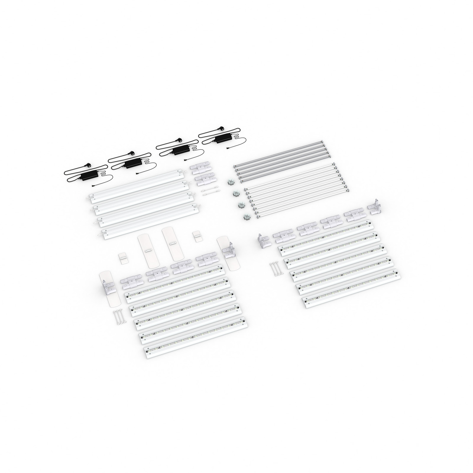 Contenu de la livraison : version autoportante, largeur système 500 cm, hauteur système 200 cm