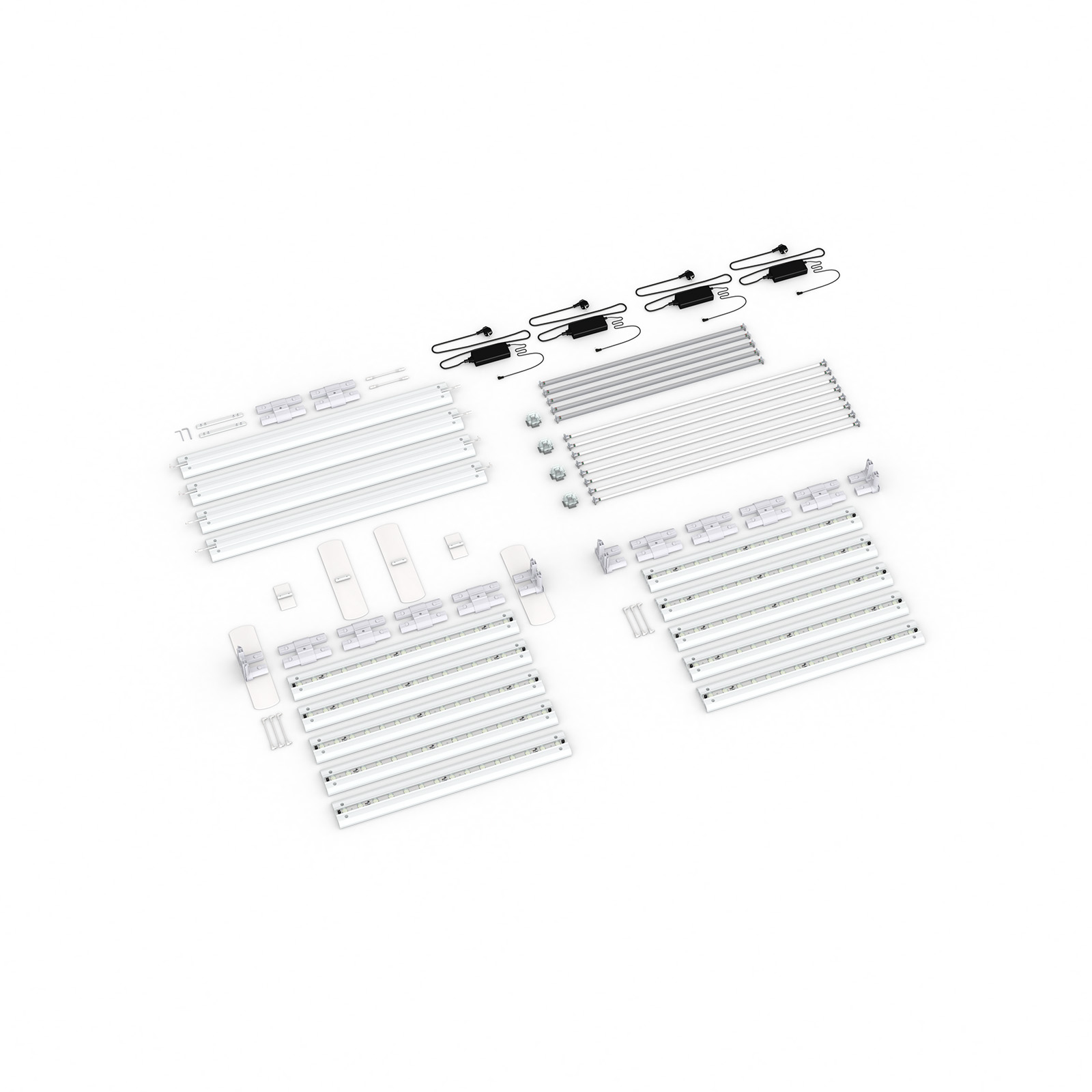 Contenu de la livraison : version autoportante, largeur système 500 cm, hauteur système 250 cm