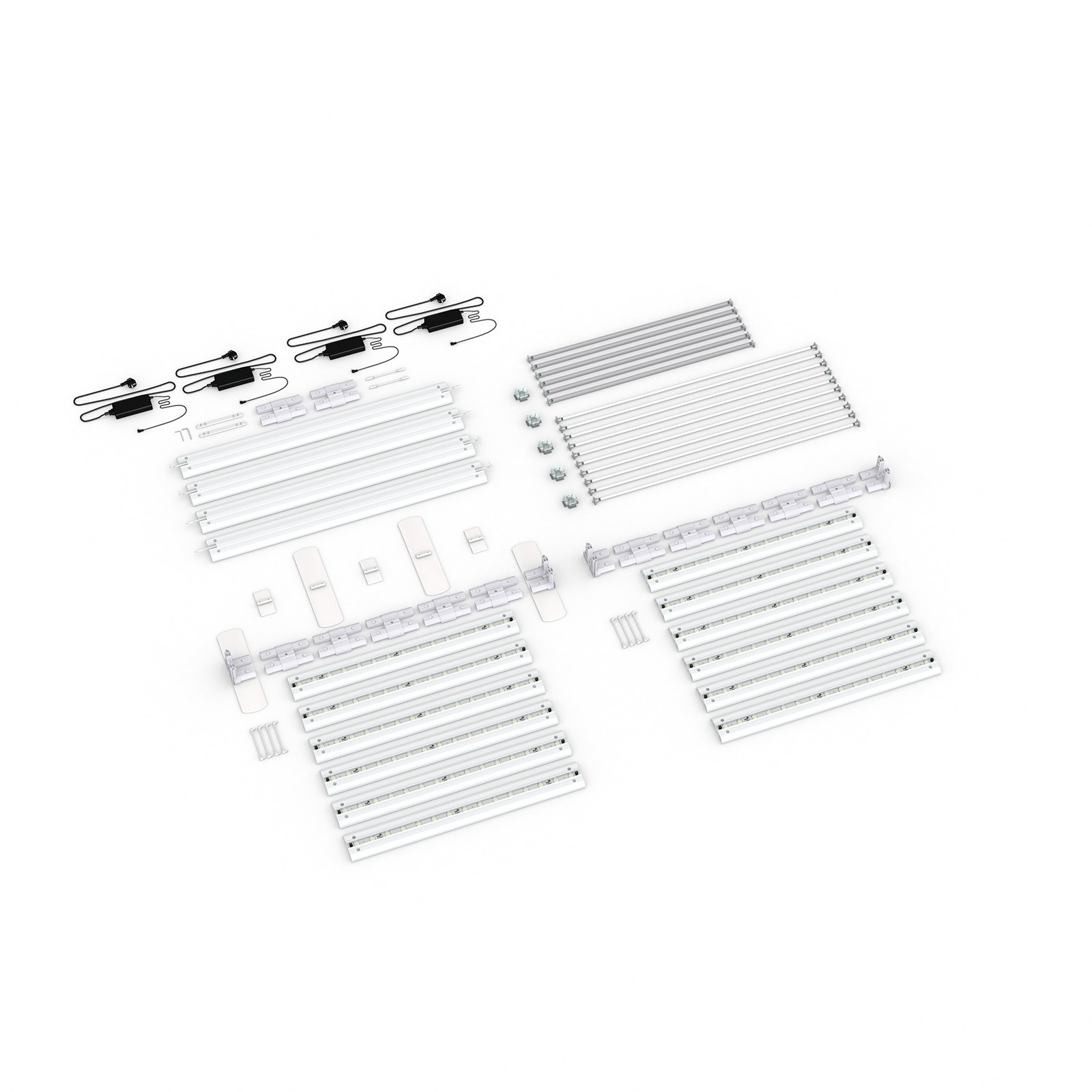 Contenu de la livraison : version autoportante, largeur système 600 cm, hauteur système 250 cm