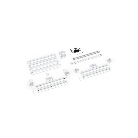 Contenu de la livraison : version autoportante, largeur système 200 cm, hauteur système 200 cm