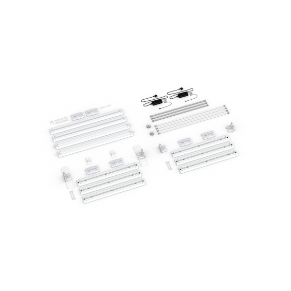 Contenu de la livraison : version autoportante, largeur système 300 cm, hauteur système 250 cm