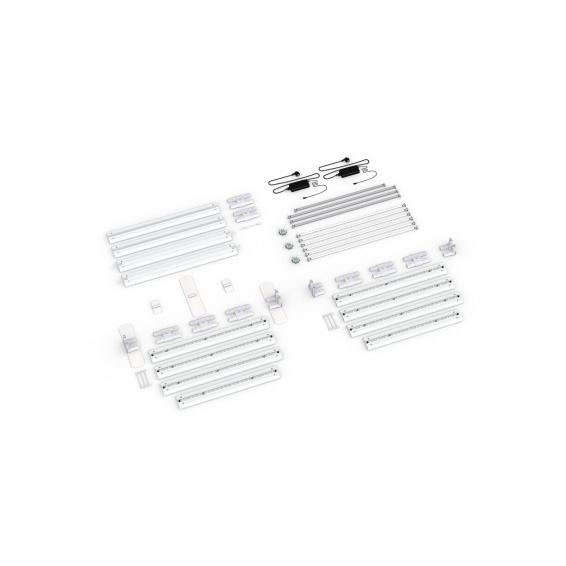 Contenu de la livraison : version autoportante, largeur système 385 cm, hauteur système 200 cm