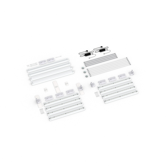 Contenu de la livraison : version autoportante, largeur système 400 cm, hauteur système 250 cm