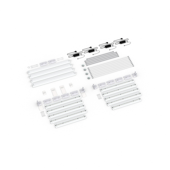 Contenu de la livraison : version d’extension, largeur système 485 cm, hauteur système 250 cm
