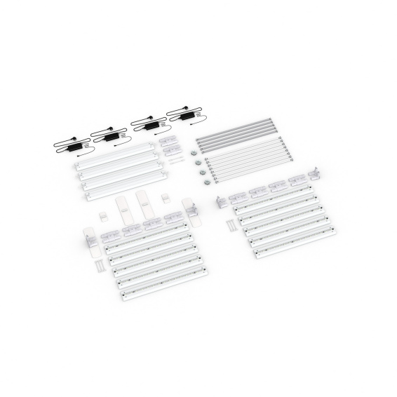 Contenu de la livraison : version autoportante, largeur système 500 cm, hauteur système 200 cm