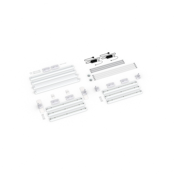 Contenu de la livraison : version autoportante, largeur système 300 cm, hauteur système 250 cm