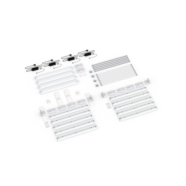 Contenu de la livraison : version autoportante, largeur système 500 cm, hauteur système 200 cm