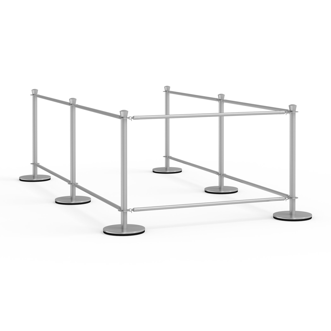 Bannière de café avec 5 champs, disposition en U, système sans élément imprimé