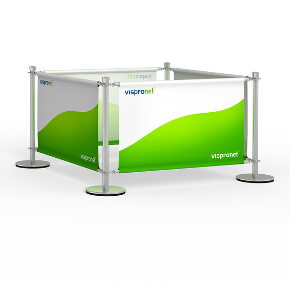 Bannière de café, disposition en carré