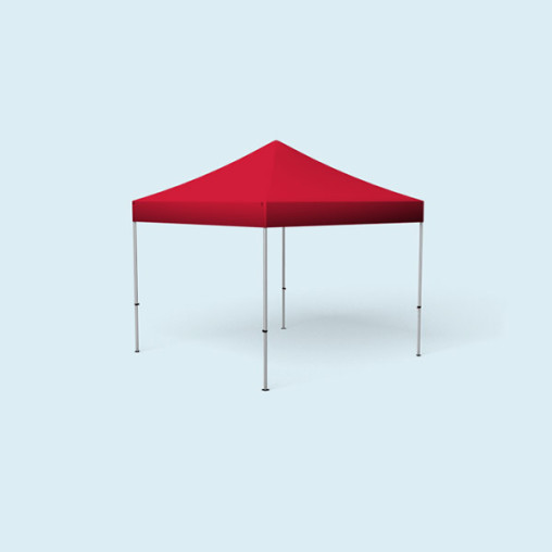 Pavillon pliable Basic, 3 x 3 m, rouge