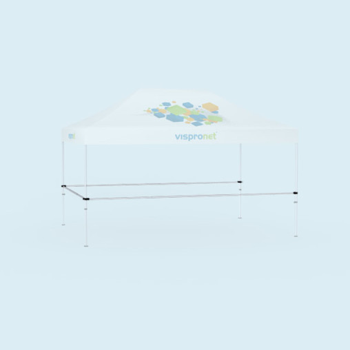 3 barres transversales avec supports - (4,5 m|3 m|4,5 m)