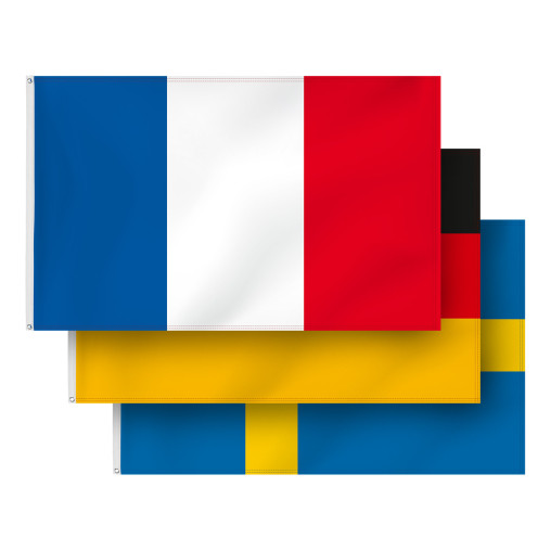 Drapeaux des pays : format horizontal