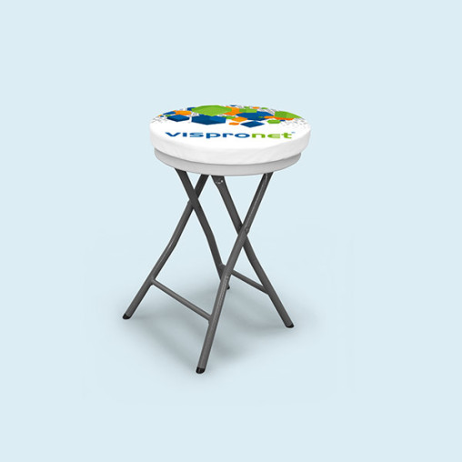 Coussin rond pour tabouret pliant