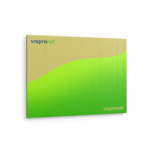Poster aus Aluminiumverbundplatten, gold, im Querformat 3:2