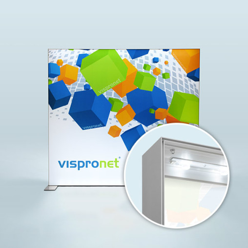 Stand d'affichage Q-Frame® LED - format paysage