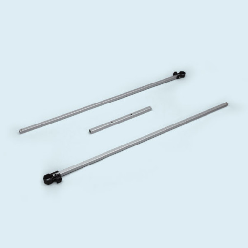 Barre transversale, 1,5 m de long pour cloison mi-hauteur