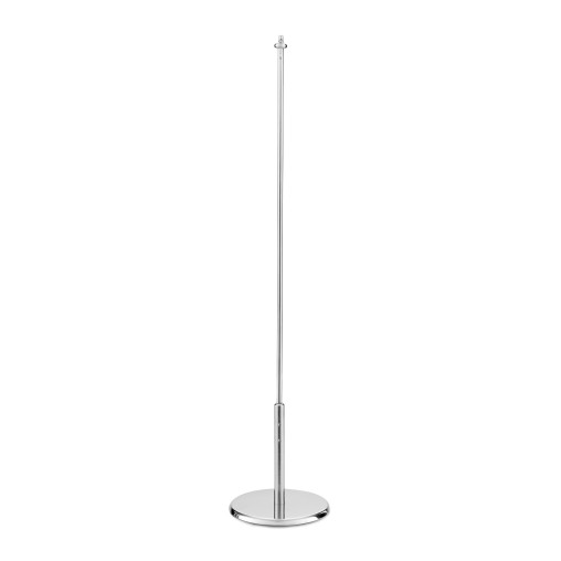 Socle drapeau de table Kombi Chrome - hauteur 44 cm