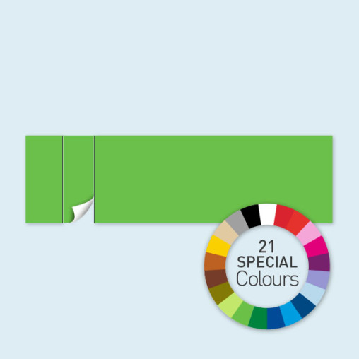 Cloison avec 1 porte à gauche 800 x 220 cm Select, disponible en 21 coloris spéciaux