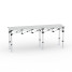 Table pliante en aluminium, 250&nbsp;x&nbsp;55 cm