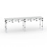 Table pliante en aluminium, 290&nbsp;x&nbsp;55 cm