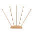 Support drapeaux de table, bois - quintuple - hauteur 42 cm