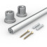 Stange-Flansch-Set für Vorhänge