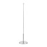 Socle de drapeau de table - chromé, hauteur 44 cm